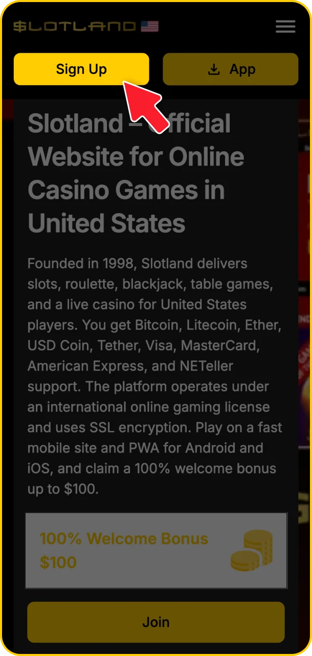 Click to join the action and win at Slotland.