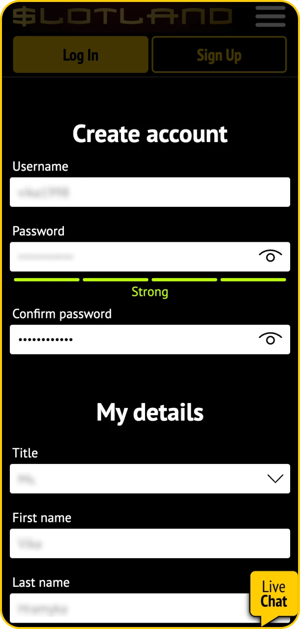 Secure your account and enjoy safe wins at Slotland.