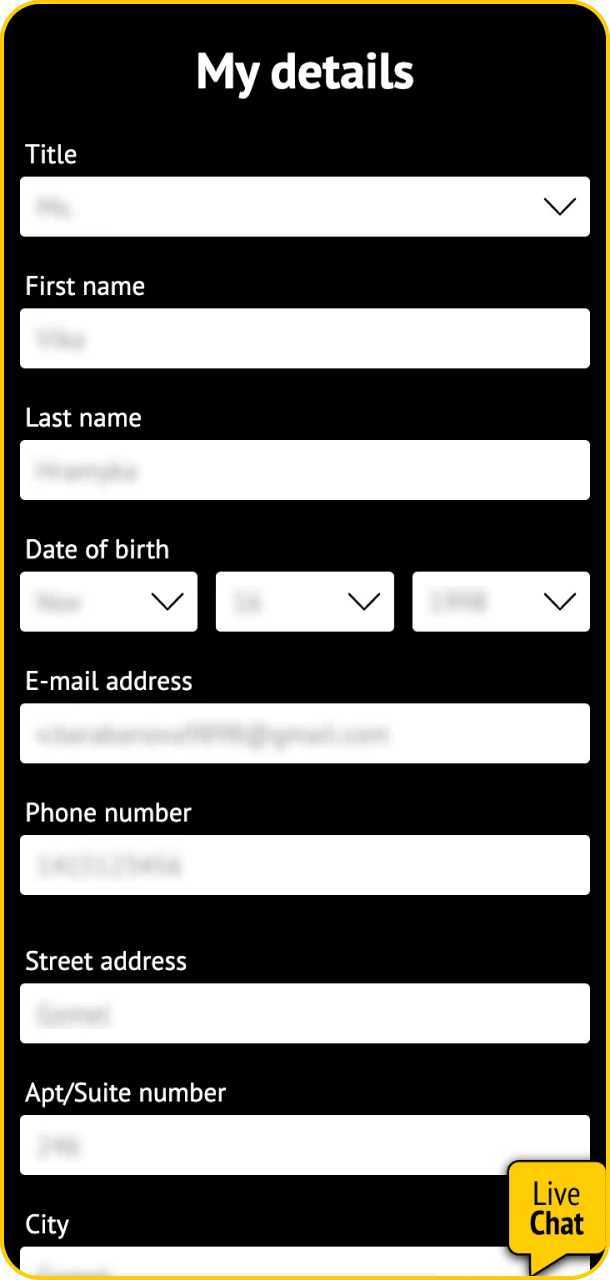 Enter your info and start winning real cash at Slotland.
