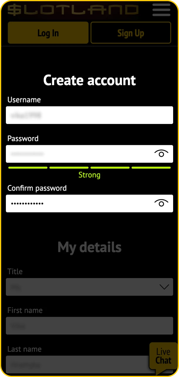 Set security and play with confidence at Slotland.