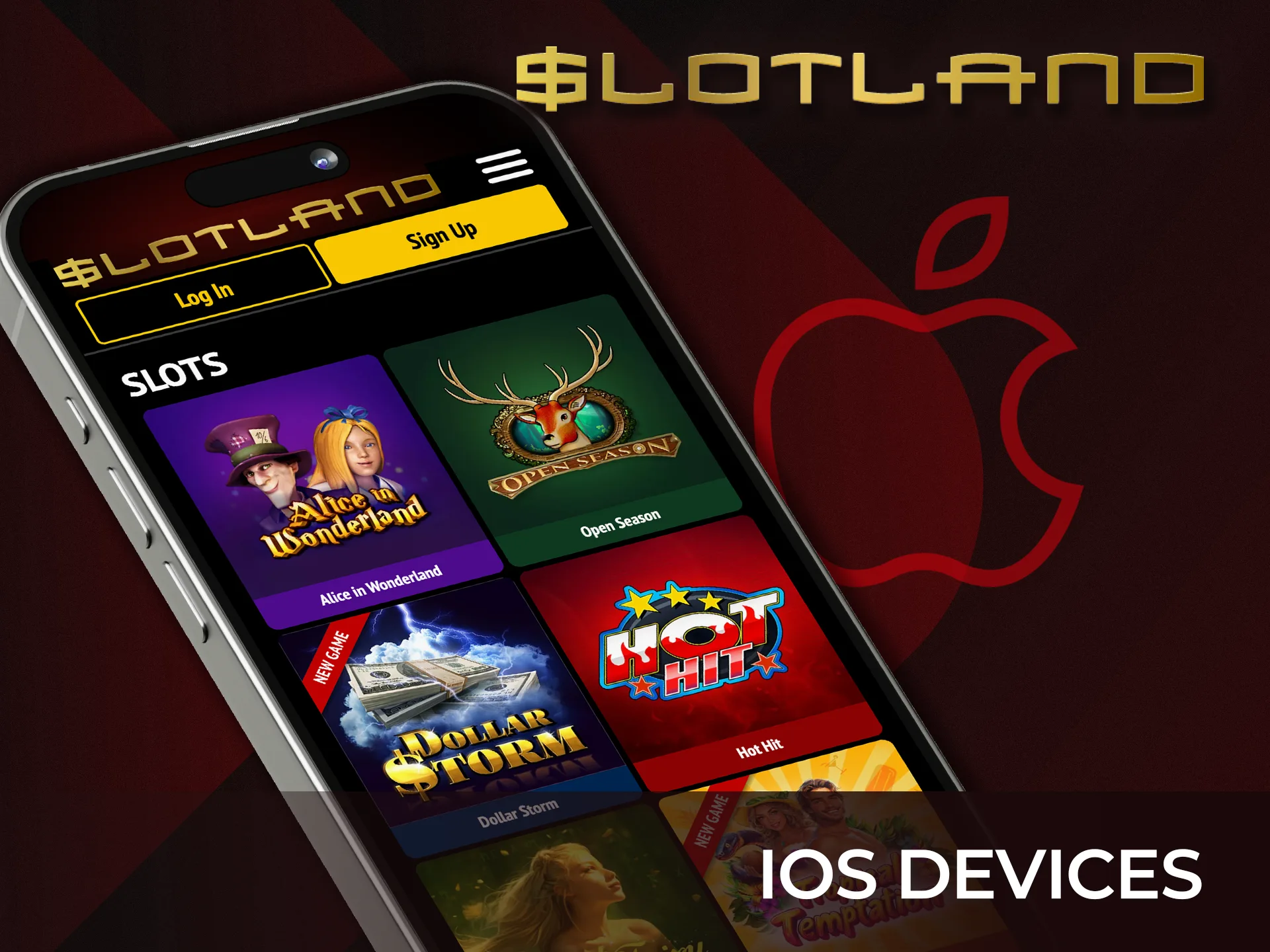 Check supported iOS devices for Slotland Casino and enjoy mobile gaming.