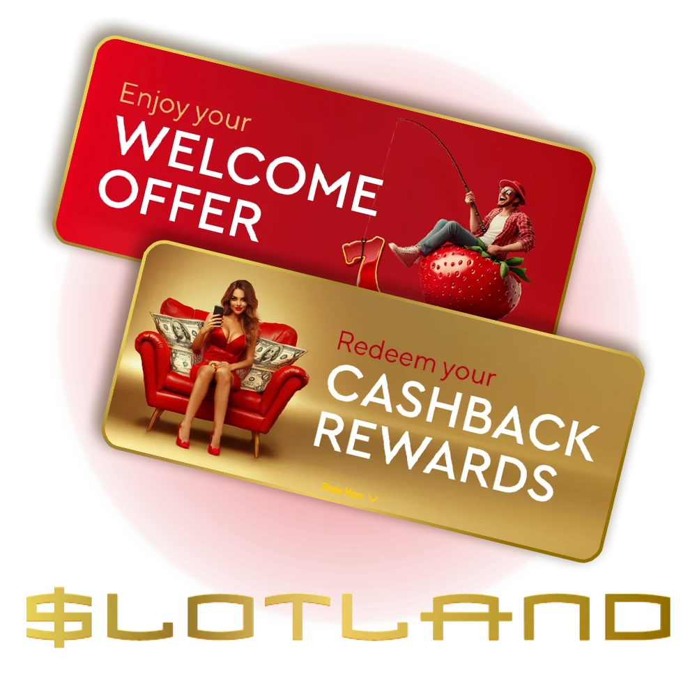 Get a bonus at Slotland Casino and boost your winnings today.