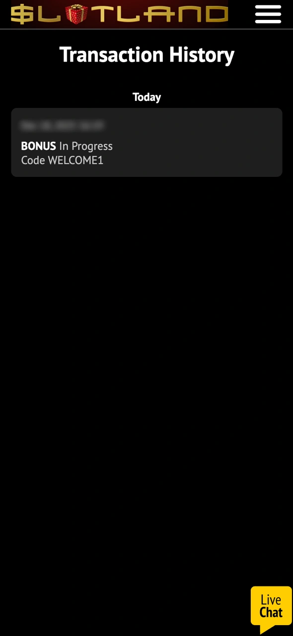 Learn when bonus funds appear at Slotland Casino.