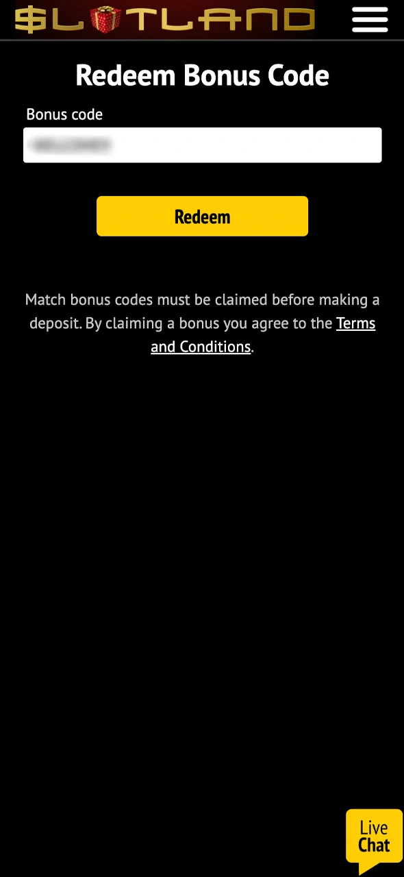 Discover how to deposit and claim bonuses at Slotland Casino.