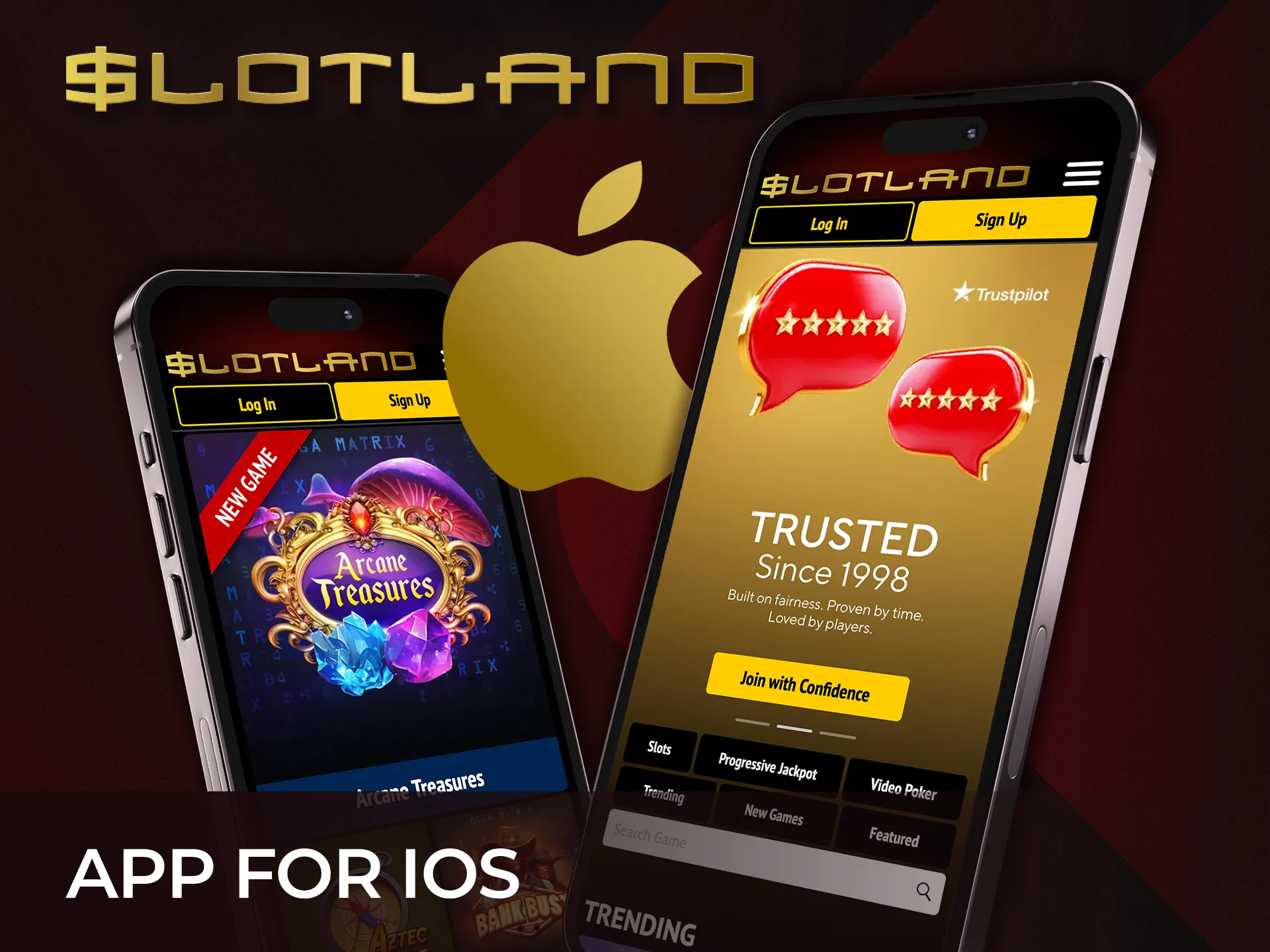 Get the Slotland Casino iOS app and play your favorite games now.