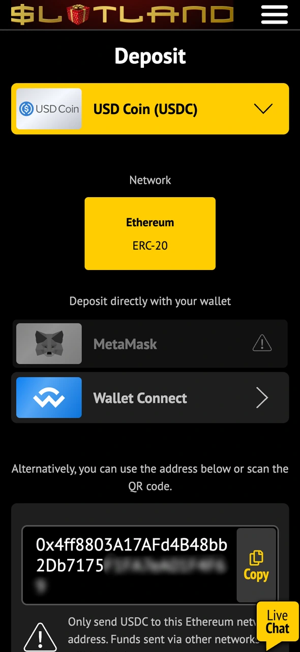 See how to fund your account at Slotland.