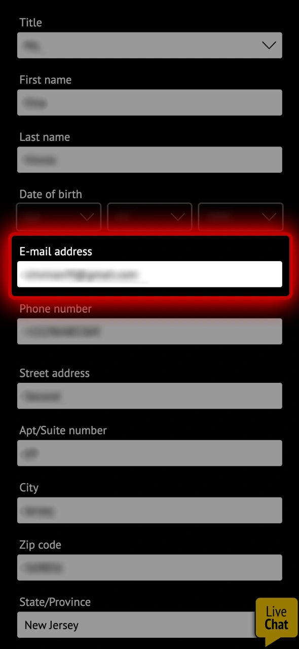 Check how email confirmation works at Slotland Casino.
