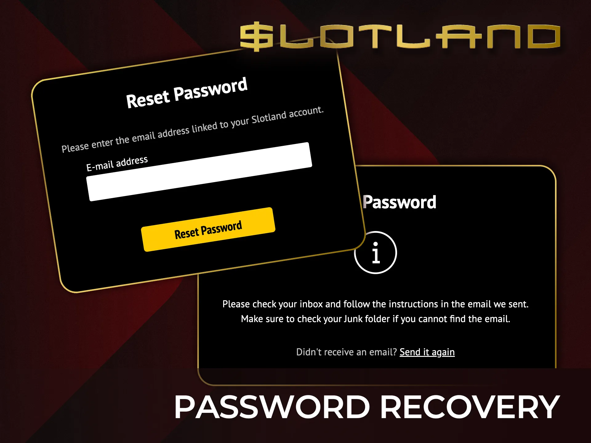 Recover your Slotland password safely and continue enjoying your favorite games.